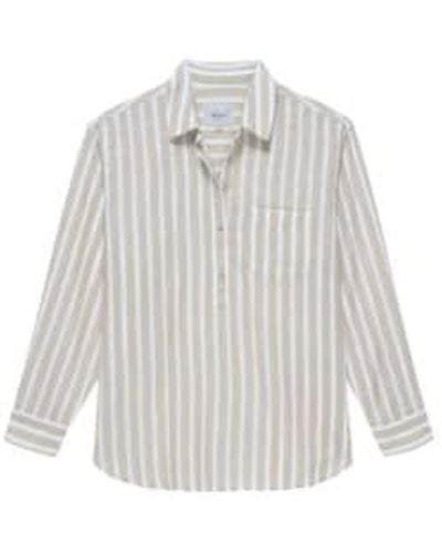 Rails Elle Shirt Stripe - Bianco