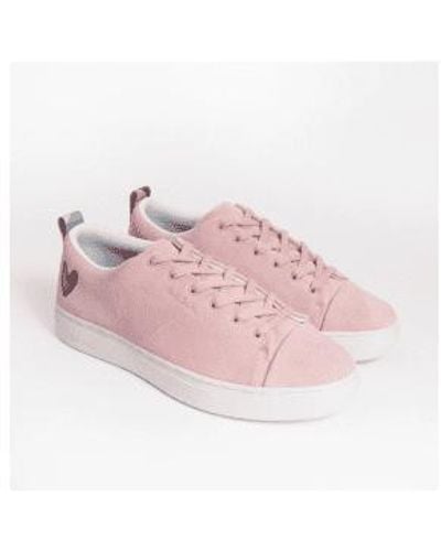 Paul Smith Lee Swirl Heart Sneakers 3 - Pink
