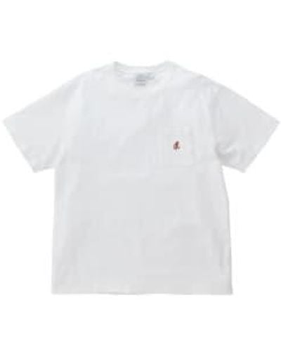 Gramicci Ein punkt logo t -shirt - Weiß