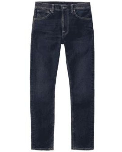 Nudie Jeans Lean Dean Slim Fit Jeans New Ink - Blu