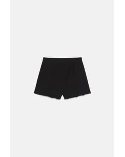 Compañía Fantástica Ruffled Shorts 12113 Medium - Black