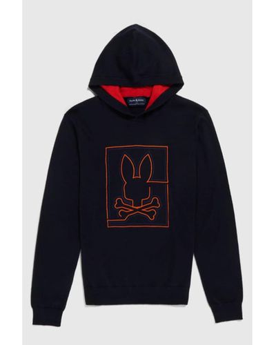 Psycho Bunny Chester Hooded Sweater - Blue