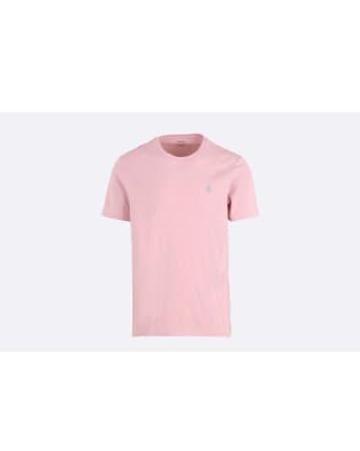 Polo Ralph Lauren Custom Slim Fit Jersey Crewneck T-shirt - Rosa
