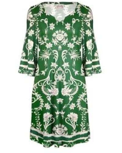Maryan Mehlhorn Melhorn Clover Dress Small - Green