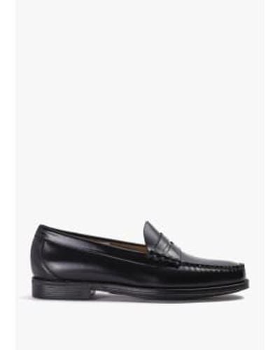 G.H. Bass & Co. Gh Bass And Co Mens Easy Weejun Larson Moc Penny Loafers In - Nero