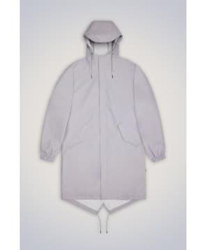 Rains Fishtail Parka - Weiß