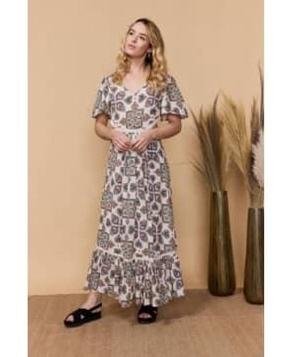 Louizon Ina Printed Dress 0 - Brown