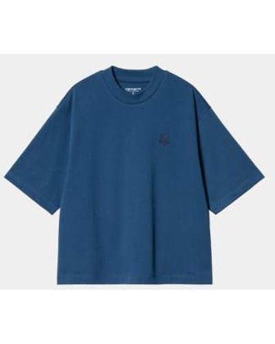 Carhartt T-shirt Teagan Elder Xs / Bleu - Blue