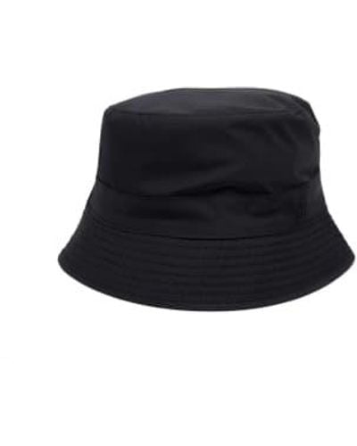 Baracuta Rainwear Bucket Hat Dark Navy - Negro