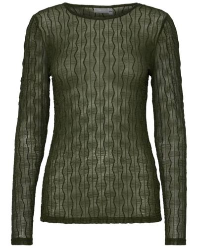 Fransa Long-sleeved tops Deals Women & 18% up | off Friday to Sale for Lyst | Black
