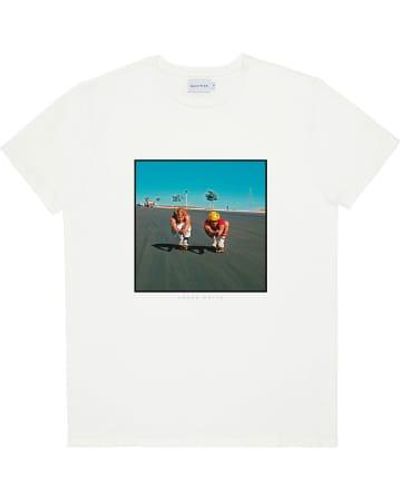 Bask In The Sun T Shirt Skateurs - Blu