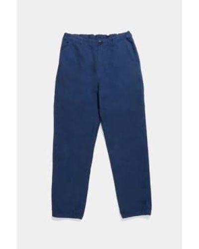 Adsum Expedición pantalón 100% algodón índigo - Azul