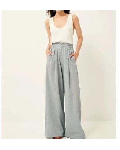 Sessun Ridoo Seer Whiblue Trousers - Grey
