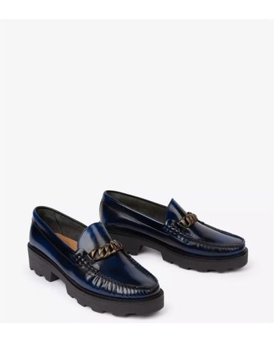 Penelope Chilvers Idler Chain Loafer - Blue