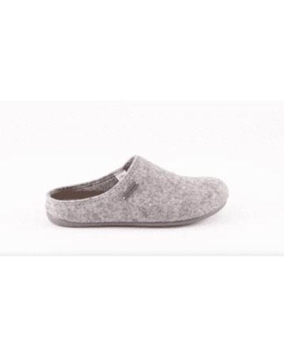 Shepherd of Sweden Chaussons laine - Gris