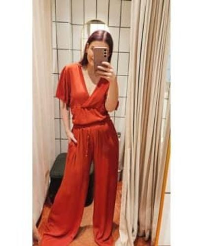AMBIKA Dees Pants Rust One Size - Red