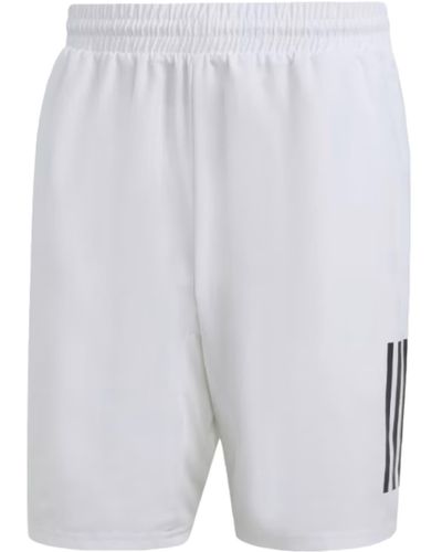adidas Club -Shorts 3 Streifen weiß - Blau