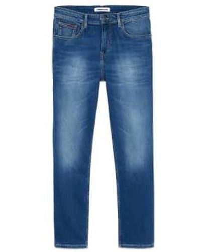 Tommy Hilfiger Ryan Regular Straight Jeans Wilson Mid Stretch 30/32 - Blue