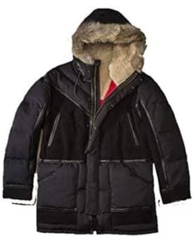 Schott Nyc Nyc Limited Edition Northern Control Area Parka Lmr55 - Nero