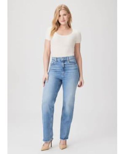 PAIGE Flaunt Heartthrob Jeans - Blue