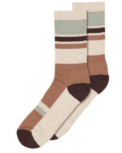 mpDenmark Sofi Ankle Socks Russet 37-39 - Natural
