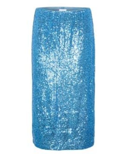Saint Tropez Evitasz Sequin Skirt Provence - Blu