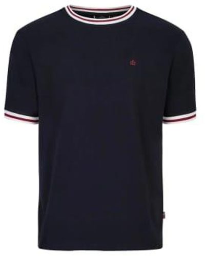 Merc London T-shirt à collier à pointe redbridge - Noir