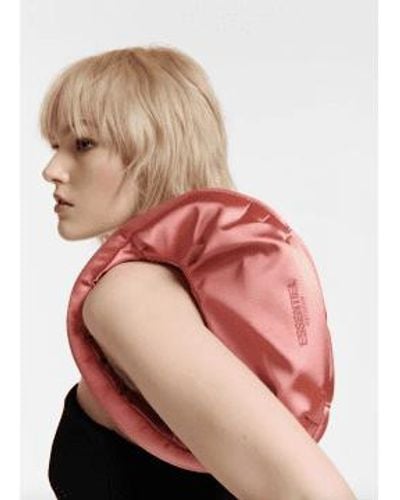 Essentiel Antwerp Exes Satin Handbag Vintage One Size - Pink