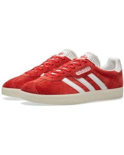 adidas Gazelle Super And White - Rosso
