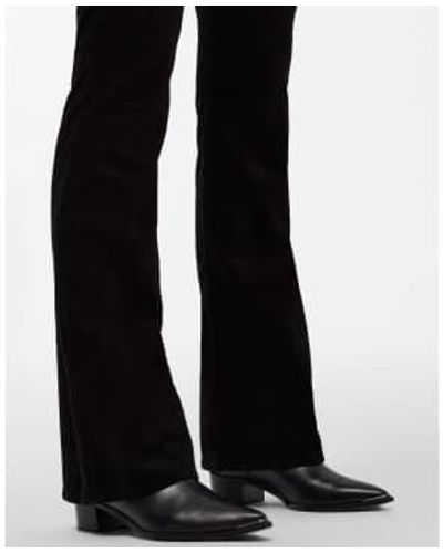 7 For All Mankind Velvet Lisha Bootcut Jeans 27 - Black