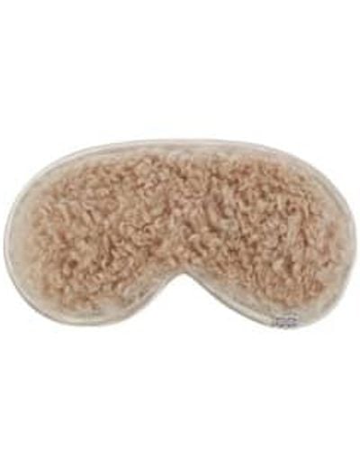 Chalk Luxury Curly Eye Mask Pebble Default Title - Natural