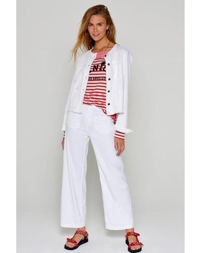 Five Jeans Trousers Lucia Wide Leg White