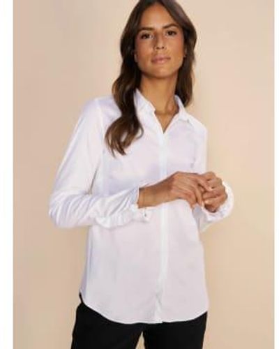 Mos Mosh Mattie flip shirt--144070 - Blanc