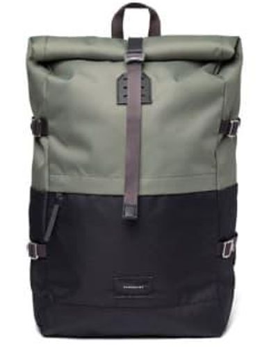 Sandqvist Bernt Backpack Multi Clover - Gray
