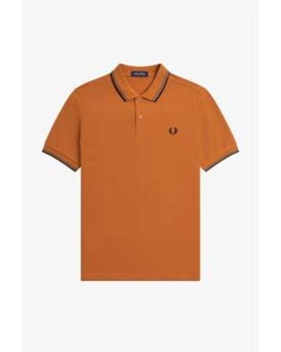 Fred Perry Polo à twin - Marron