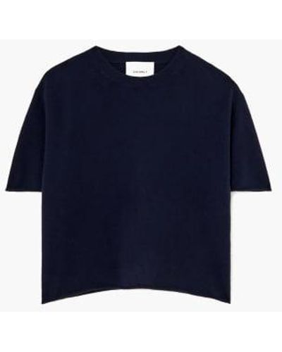 Lisa Yang Cila cashmere t shirt - Blau