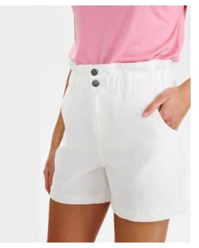 Numph Nucarlisle Shorts - White