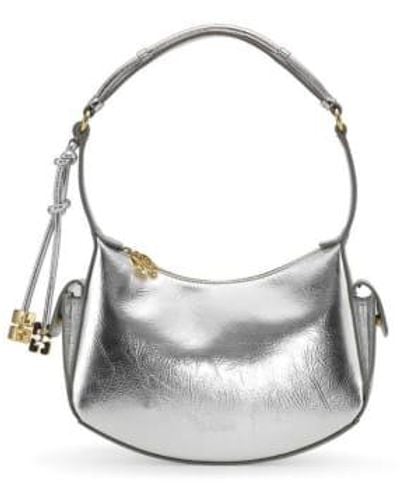 Ganni Shoulder Bag One Size / Silver - Grey