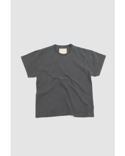 Jeanerica Marcel 200 Heavy Tee Washed S - Grey