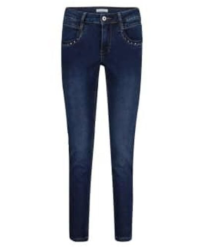 Red Button Trousers Button Trousers Sissy Dark Blue And Rivets