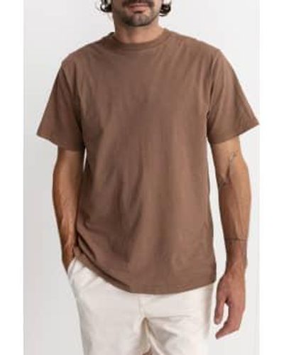 Rhythm Chocolate Classic Vintage T-shirt / S - Brown