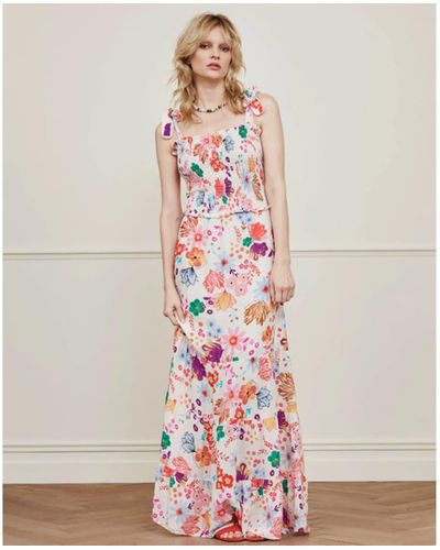 FABIENNE CHAPOT Carli Floral Maxi Dress - Red