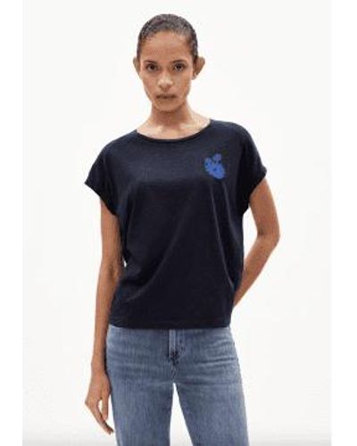 ARMEDANGELS Oneliaa Faancy T-Shirt Nachthimmel - Blau
