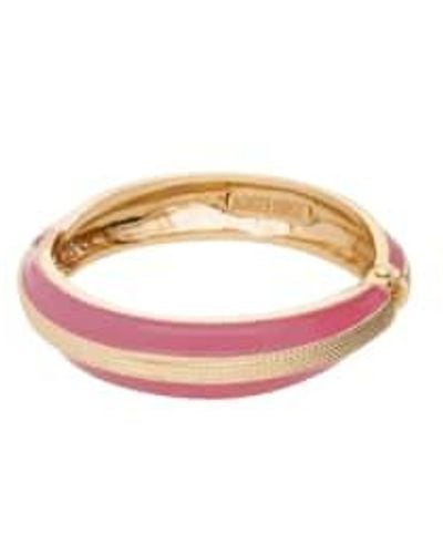 Argelouse Bracelet Amok Corde Gold Plated - Pink