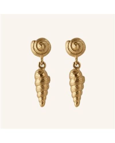 Pernille Corydon Cocoon Earrings Plated - Metallic