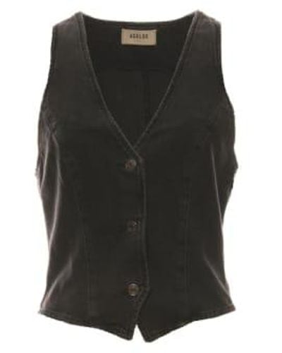 Agolde Vest For Woman A5027 1557 Spider 1 - Nero