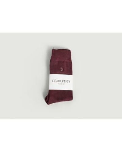 L'Exception Paris Embroidered Socks 42/46
