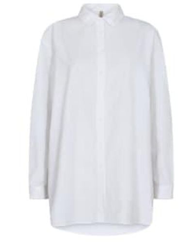 Soya Concept Sc-netti 52 camisa gran tamaño - Blanco