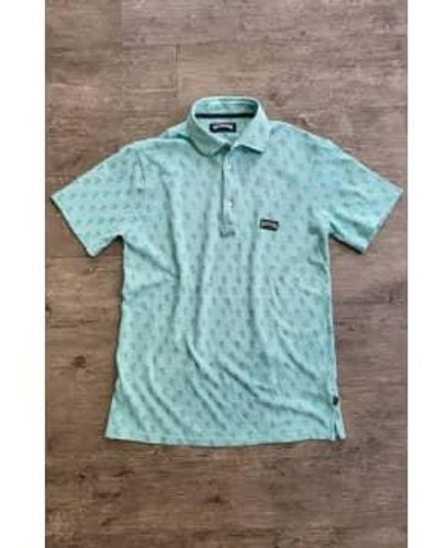 Vilebrequin Stamp Cotton Pique Slim Fitting Polo Shirt M - Green