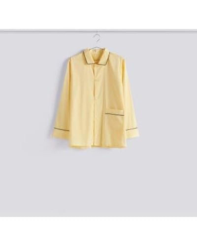 Hay Outline pijama l/s camiseta-m/l-suave amarillo - Metálico
